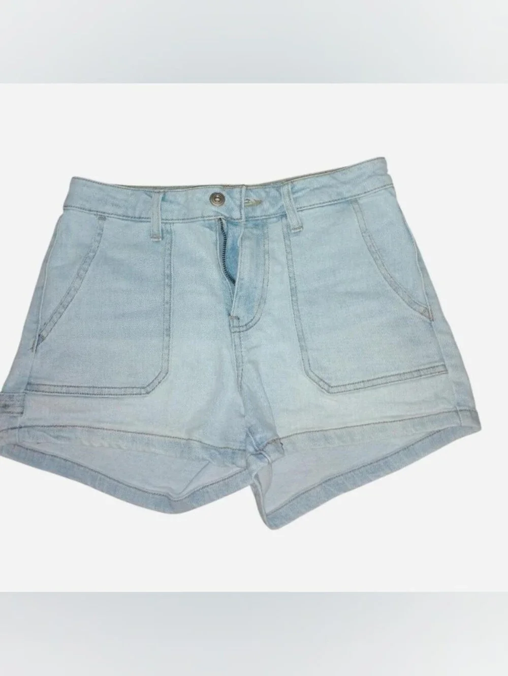 REgeneration Celebrity Pink High Rise Carpenter Denim Shorts Size 5 / 27